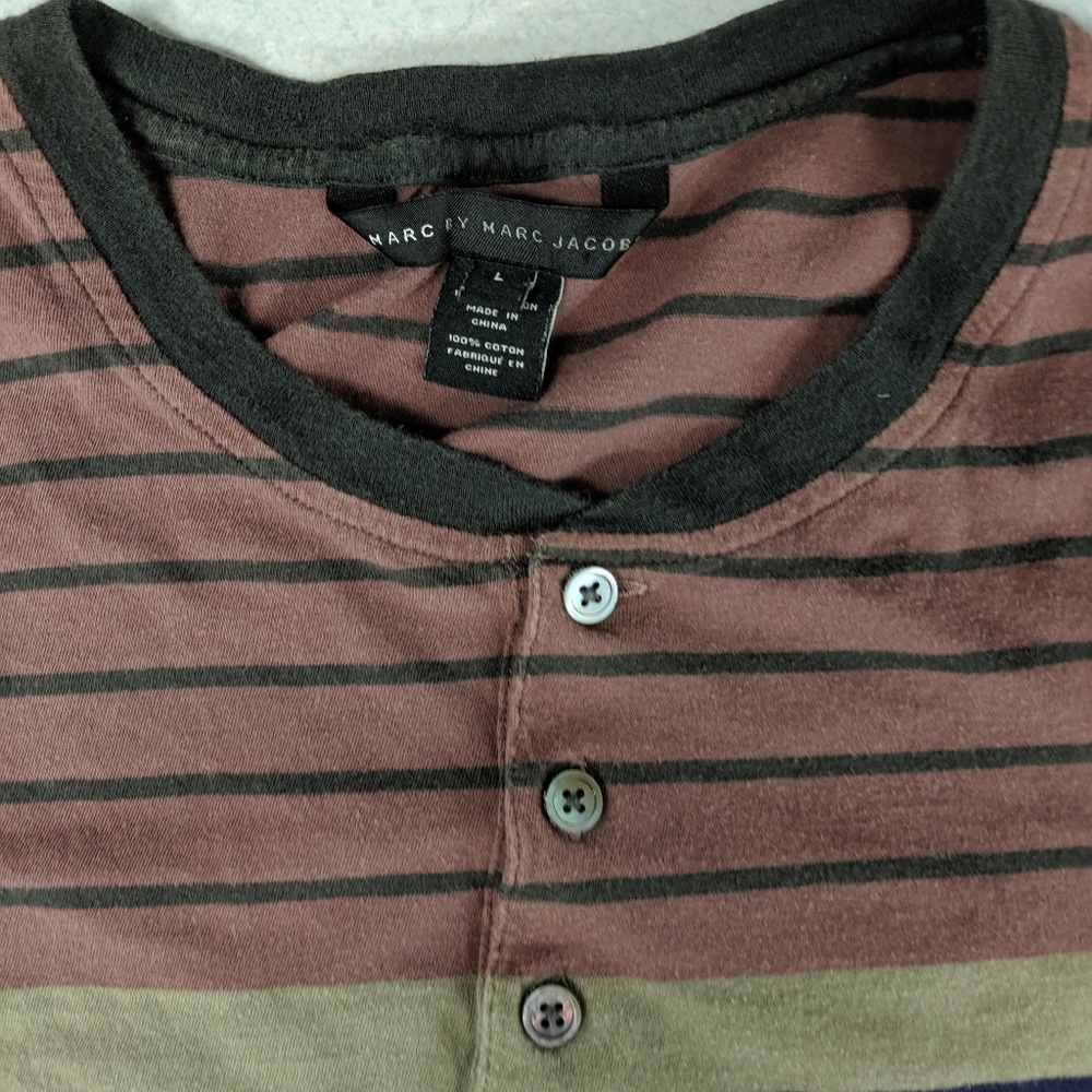 Marc by Marc Jacobs Henley T shirt - Picture 2 of 4